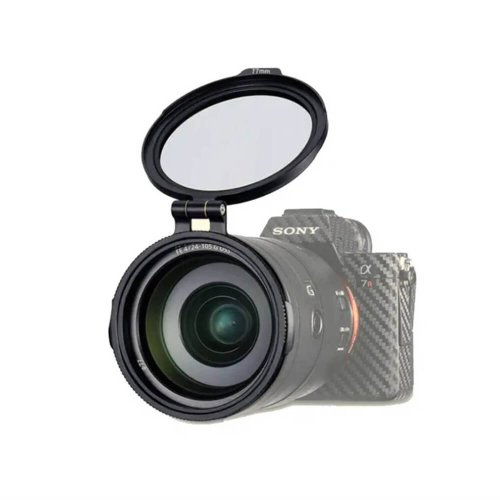Aluminum Alloy Foldable Flip Filter Adapter for Camera Filter